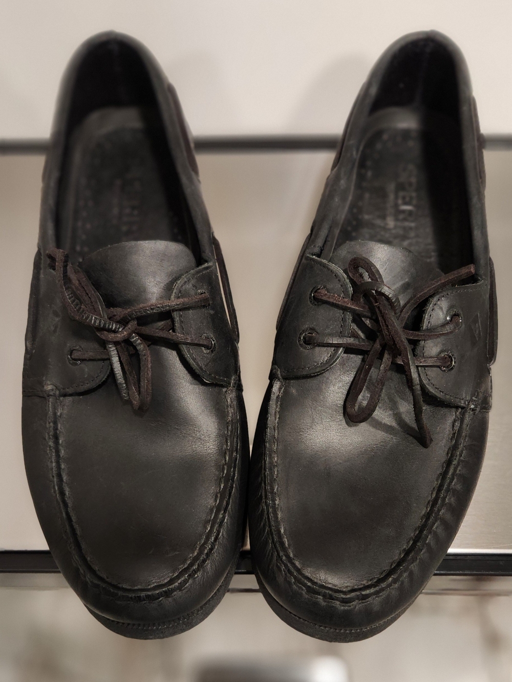 Sperry Men's Black Boat Shoes – Size 13 – Like New